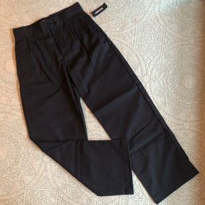 Old Navy Pleated Uniform Pants Girl's 10 Slim NWT Dark Blue